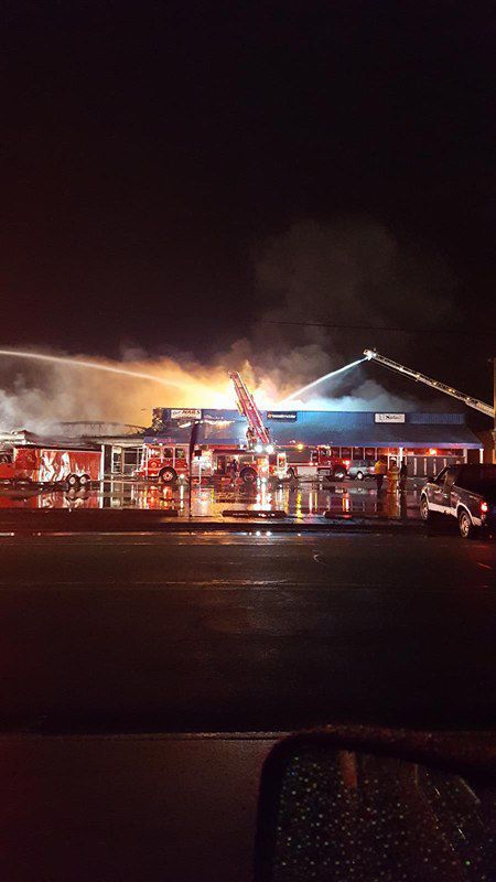 Lake Station fire